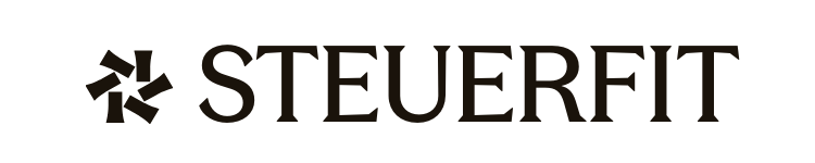 Logo steuerfit schwarz transparent